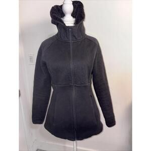 Ladies Blk North Face Heavy Coat Excellent Small